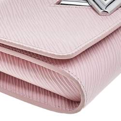 Pre Owned محفظة لوي فيتون تويست جلد إيبي بالرين وردي بسلسلة 