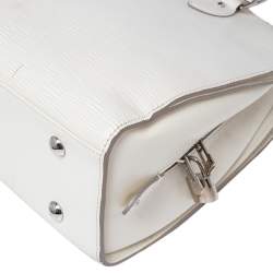 مملوكة مسبقًا Louis Vuitton White Epi Leather Pont Neuf GM Bag