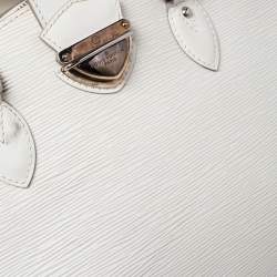 مملوكة مسبقًا Louis Vuitton White Epi Leather Pont Neuf GM Bag