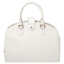 مملوكة مسبقًا Louis Vuitton White Epi Leather Pont Neuf GM Bag
