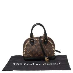 مملوكة مسبقًا حقيبة لوي فيتون ألما إصدار محدود ماكاسار كانفاس مونوغرامي مزخرفة متوسطة