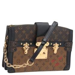 Pre Owned حقيبة كلتش لوي فيتون ترانك كانفاس مونوغرام ريفرس