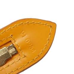 Pre Owned حقيبة لوي فيتون سان جاكوبس جلد إيبي أصفر متوسطة