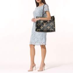 Louis Vuitton Black Monogram Giant Jungle Onthego GM Bag Louis