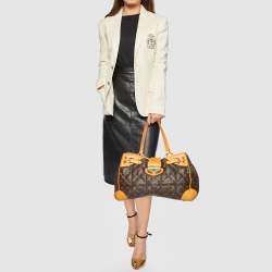 مملوكة مسبقًا حقيبة لوي فيتون اتوال شوبر كانفاس مونوغرامي بني