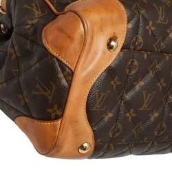 مملوكة مسبقًا حقيبة لوي فيتون اتوال شوبر كانفاس مونوغرامي بني