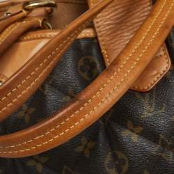 مملوكة مسبقًا حقيبة لوي فيتون اتوال شوبر كانفاس مونوغرامي بني