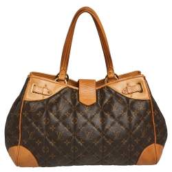 مملوكة مسبقًا حقيبة لوي فيتون اتوال شوبر كانفاس مونوغرامي بني