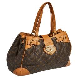 مملوكة مسبقًا حقيبة لوي فيتون اتوال شوبر كانفاس مونوغرامي بني