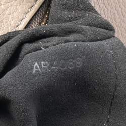 Pre Owned Louis Vuitton Grey Monogram Mahina Leather Solar PM Bag