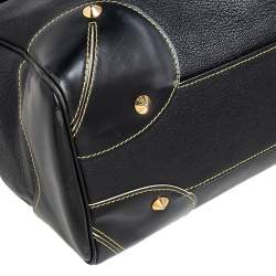 مملوكة مسبقًا Louis Vuitton Black Suhali Leather L'Absolu De Voyage Bag