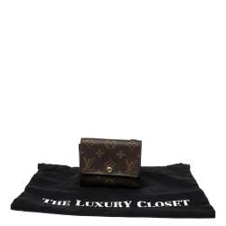 Pre Owned Louis Vuitton Monogram Canvas Anais Compact Trifold Wallet