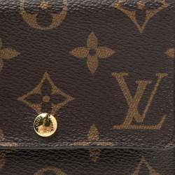Pre Owned Louis Vuitton Monogram Canvas Anais Compact Trifold Wallet