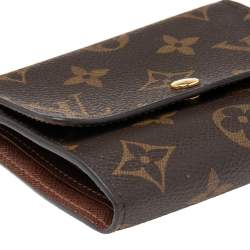 Pre Owned Louis Vuitton Monogram Canvas Anais Compact Trifold Wallet