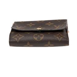 Pre Owned Louis Vuitton Monogram Canvas Anais Compact Trifold Wallet