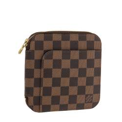 Pre Owned محفظة لوي فيتون سحاب ملتف أولاف أورجانيزر كانفاس دامييه أيبين