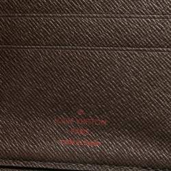 Pre Owned محفظة لوي فيتون سحاب ملتف أولاف أورجانيزر كانفاس دامييه أيبين