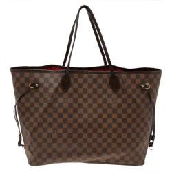 Louis Vuitton Damier Ebene Canvas Neverfull GM Bag
