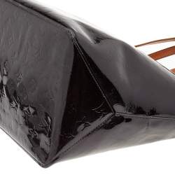 Pre Owned Louis Vuitton Amarante Monogram Vernis Bellevue GM Bag