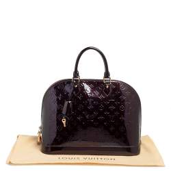 مملوكة مسبقًا Louis Vuitton Amarante Monogram Vernis Alma GM Bag