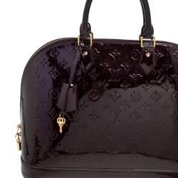 مملوكة مسبقًا Louis Vuitton Amarante Monogram Vernis Alma GM Bag