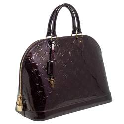 مملوكة مسبقًا Louis Vuitton Amarante Monogram Vernis Alma GM Bag