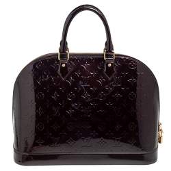 مملوكة مسبقًا Louis Vuitton Amarante Monogram Vernis Alma GM Bag