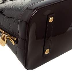 مملوكة مسبقًا Louis Vuitton Amarante Monogram Vernis Alma GM Bag