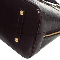 مملوكة مسبقًا Louis Vuitton Amarante Monogram Vernis Alma GM Bag