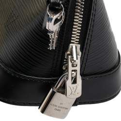 مملوكة مسبقًا حقيبة لوي فيتون ألما بي بي جلد إيبي أسود 