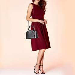 مملو كة مسبقًا حقيبة لوي فيتون ألما بي بي جلد إيبي أسود 