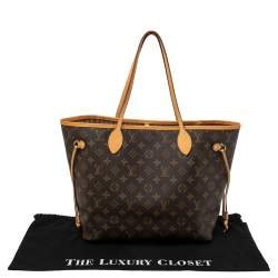 Pre Owned Louis Vuitton Monogram Canvas Neverfull MM Bag