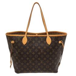 Pre Owned Louis Vuitton Monogram Canvas Neverfull MM Bag