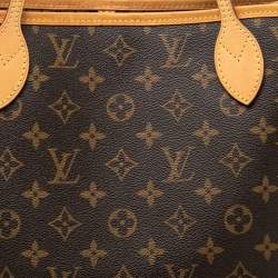 Pre Owned Louis Vuitton Monogram Canvas Neverfull MM Bag