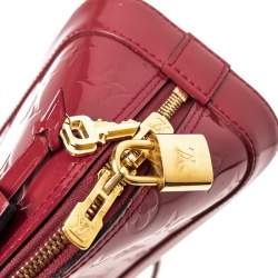 Louis Vuitton Rose Pop Monogram Vernis Alma BB Bag