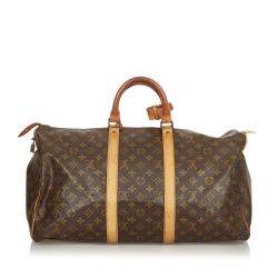 Pre Owned Louis Vuitton Monogram Canvas Keepall 50 Bag