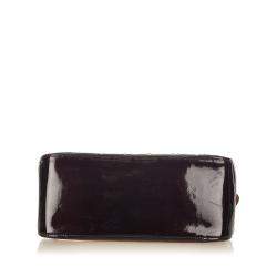 Pre Owned Louis Vuitton Purple Leather Rosewood Shoulder Bag