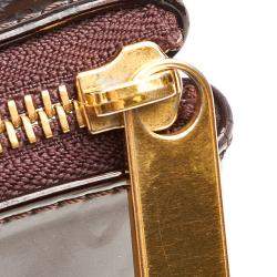 Pre Owned Louis Vuitton Purple Leather Rosewood Shoulder Bag