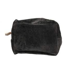 Pre Owned Louis Vuitton Black Monogram Embossed Suede Limited Edition Kohl Whisper Bag