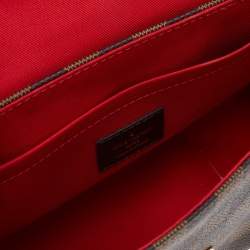 Pre Owned Louis Vuitton Damier Ebene Canvas Croisette Bag