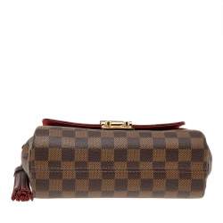 Pre Owned Louis Vuitton Damier Ebene Canvas Croisette Bag