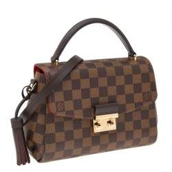 Pre Owned Louis Vuitton Damier Ebene Canvas Croisette Bag