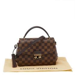 Pre Owned Louis Vuitton Damier Ebene Canvas Croisette Bag
