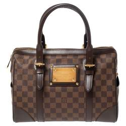 Pre Owned Louis Vuitton Damier Ebene Canvas Berkeley Bag