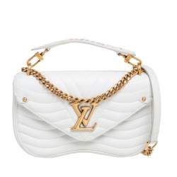 Louis Vuitton Wave Small Chain Bag Padded Quilted Calfskin In
