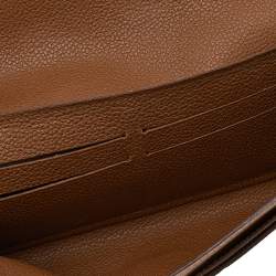 Pre Owned Louis Vuitton Havane Monogram Leather Empreinte Curieuse Wallet