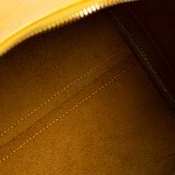 مملوكة مسبقًا حقيبة لوي فيتون سبيدي جلد أيبي أصفر تاسيل 25