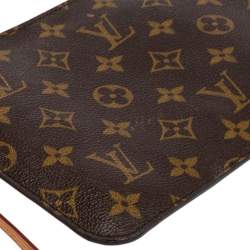 Louis Vuitton Monogram Canvas Neverfull Pochette NM Clutch