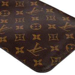 Louis Vuitton Monogram Canvas Neverfull Pochette NM Clutch