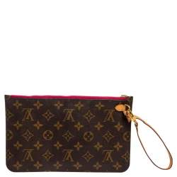 Louis Vuitton Monogram Canvas Neverfull Pochette NM Clutch